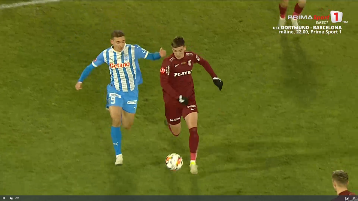 Alisson Safira a luat roșu în CFR - Craiova