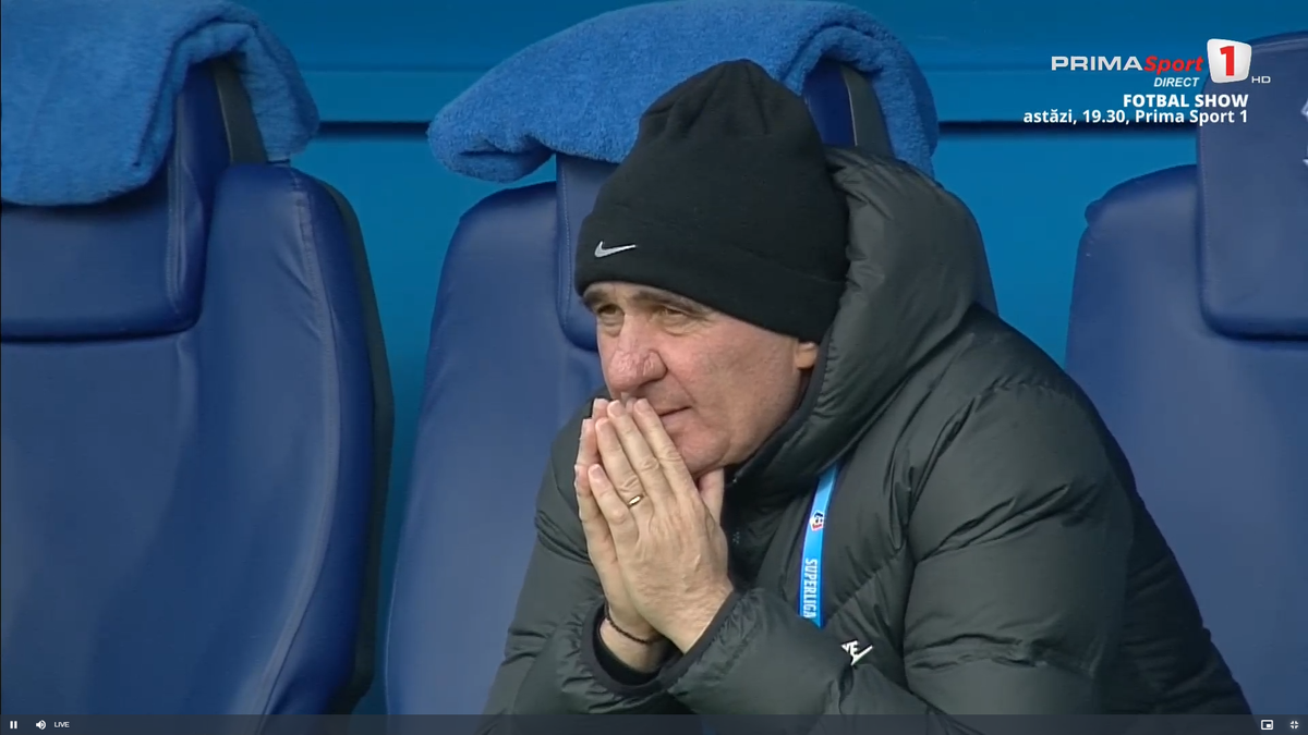 Gică Hagi și-a pierdut răbdarea! Decizie dură după Farul - Slobozia » Ce s-a întâmplat la stadion