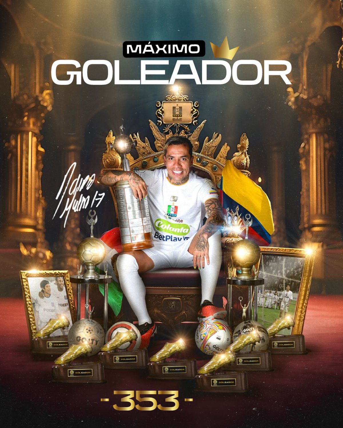 Comentatorul a început să cânte în direct: „Dayro Moreno, Dayro Moreno!”