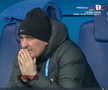 Cum a fost surprins Gică Hagi, cu câteva minute înainte de Farul - Unirea Slobozia, foto: captură Prima Sport