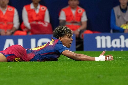 Lamine Yamal, în Atletico - Barcelona 1-2 / Foto: Imago