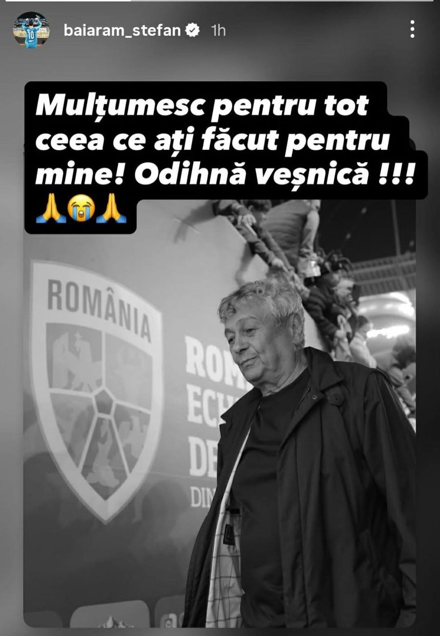Actualii „tricolori”, mesaje răvășitoare după moartea lui Mircea Lucescu: „Să învățați îngerii să joace fotbal!”