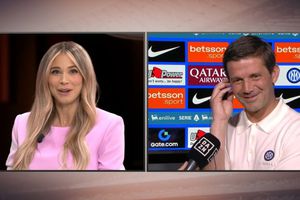 Chivu glumește cu Diletta Leotta: „Întrebam de frizerii. Mi-am pus casca la loc, ca pe vremuri”