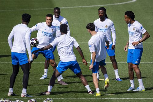 Jucătorii lui Real Madrid se pregătesc pentru Bayern / Foto: Imago