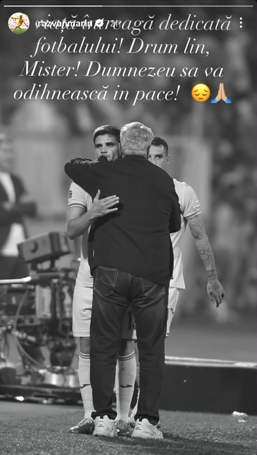 Actualii „tricolori”, mesaje răvășitoare după moartea lui Mircea Lucescu: „Să învățați îngerii să joace fotbal!”