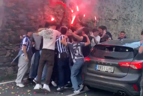 Ibai Aguirre, primire inedită după debutul în La Liga / foto: captură X