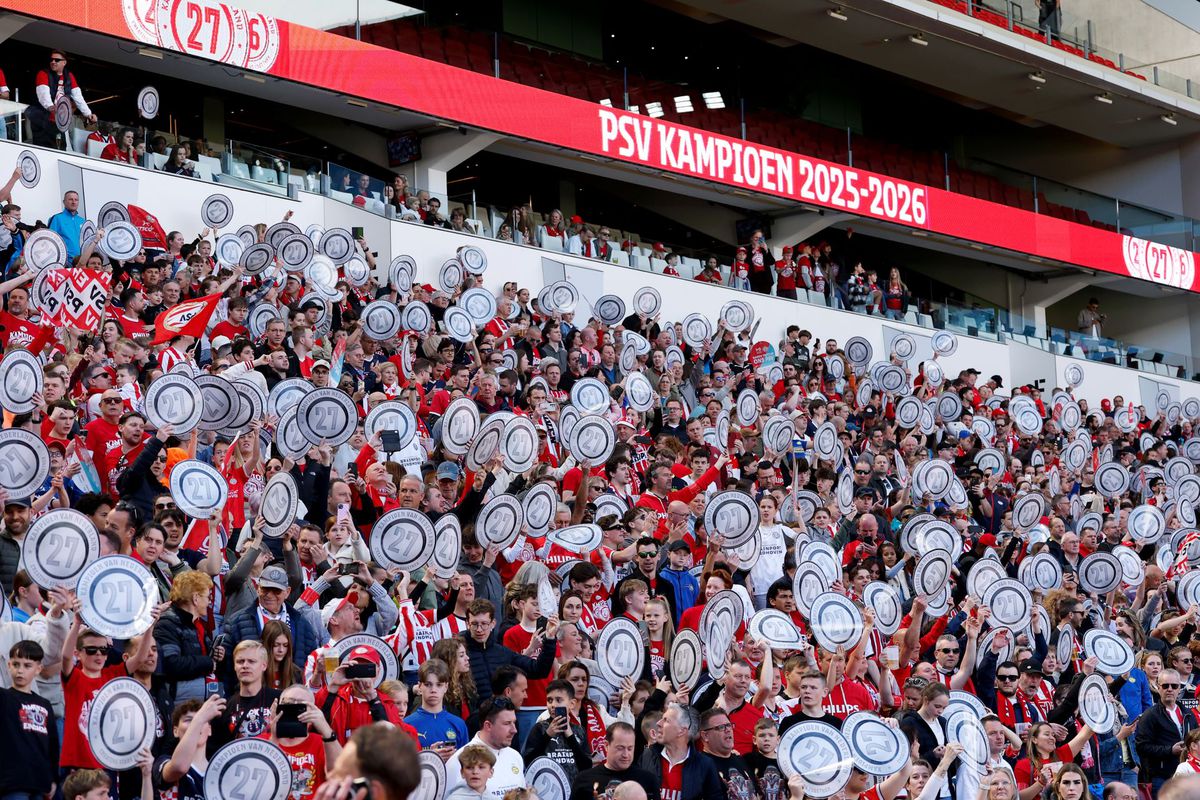 PSV, paradă de titlu în Eindhoven