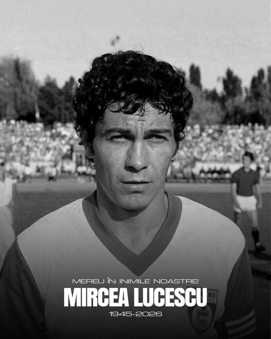 Mesajul lui Dinamo București, după dispariția lui Mircea Lucescu: „Imaginea veșnică a unui simbol!” Lumea fotbalului reacționează la vestea morții lui Mircea Lucescu