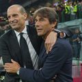 Massimiliano Allegri și Antonio Conte înaintea duelului Napoli - Milan (1-0) / Foto: Imago
