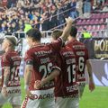 Rapid a deschis scorul în meciul cu U Cluj, însă a fost întoarsă // FOTO: GSP.ro