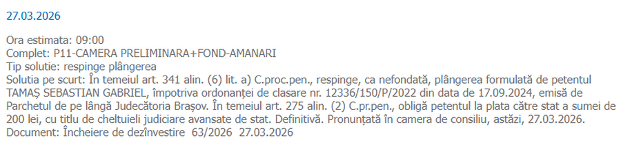 Decizie definitivă la Judecătoria Brașov, după ce Nae Constantin l-a înregistrat pe ascuns pe Tamaș la Petrolul, iar fostul internațional i-a intentat proces
