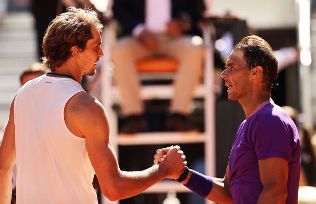 Rafael Nadal, eliminat în sferturi la Madrid! Zverev, prea puternic pentru spaniol