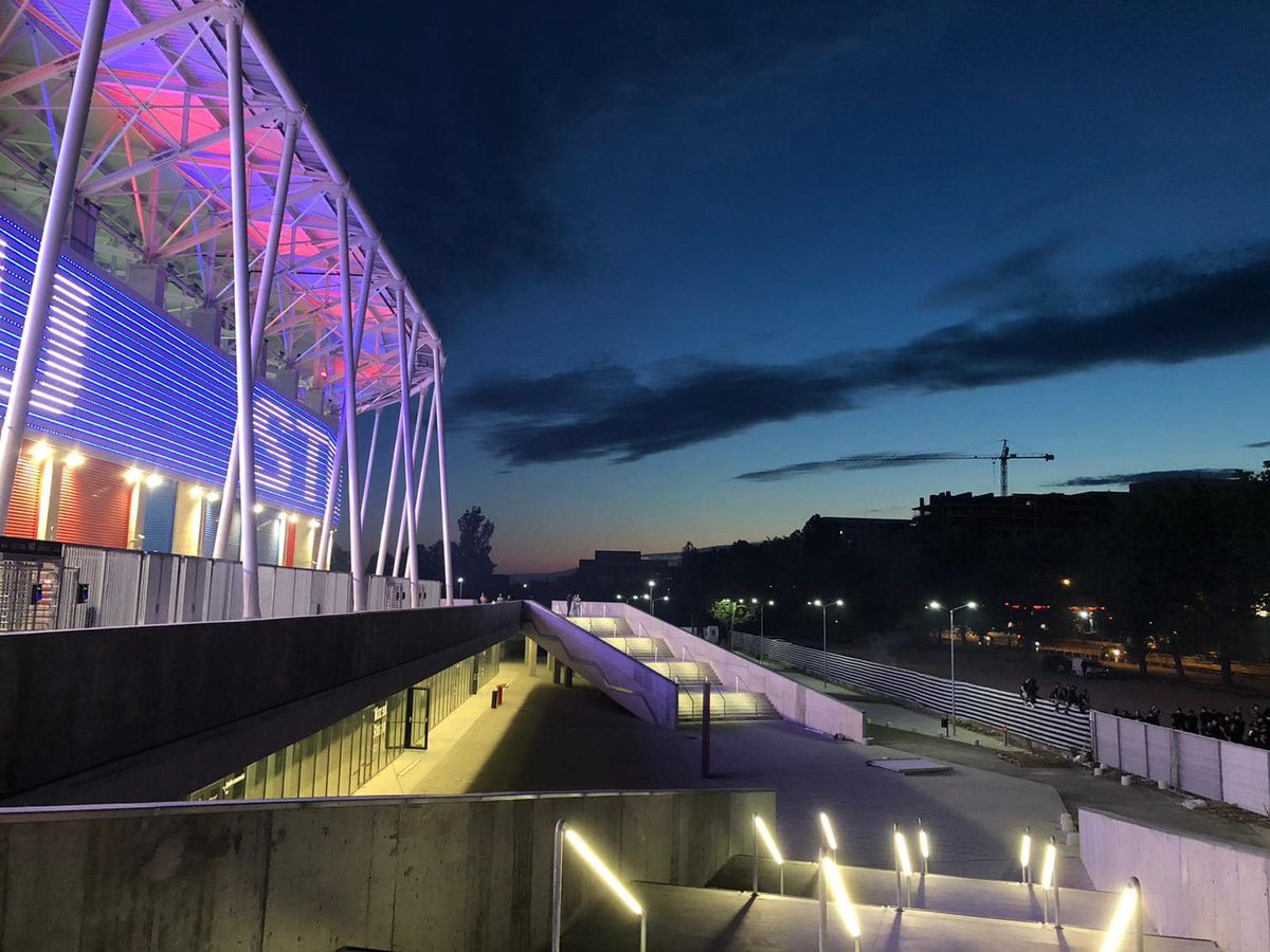 Sărbătoare în Ghencea! Steliștii au luat cu asalt noua arenă » Atmosferă formidabilă