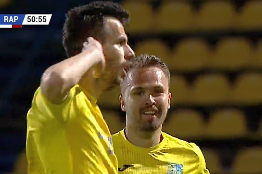 Dunărea Călărași a învins-o pe Rapid, scor 3-2, în etapa cu numărul 7 din play-off-ul ligii secunde.