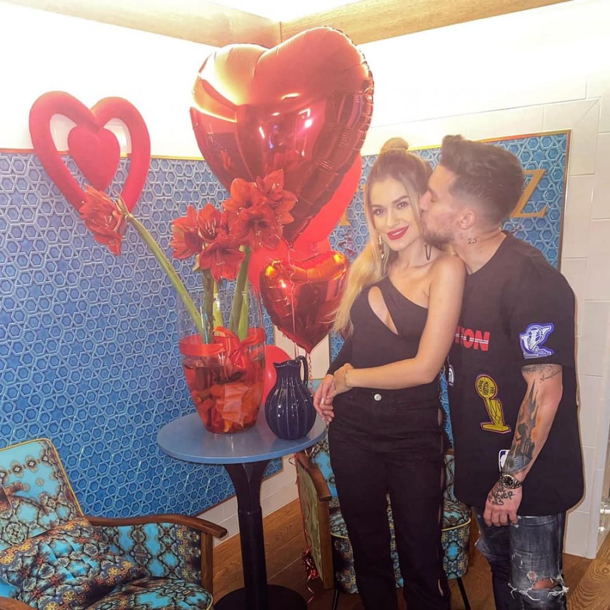 Soția noului transfer de la FCSB face senzație pe rețelele de socializare: ce a postat Diana