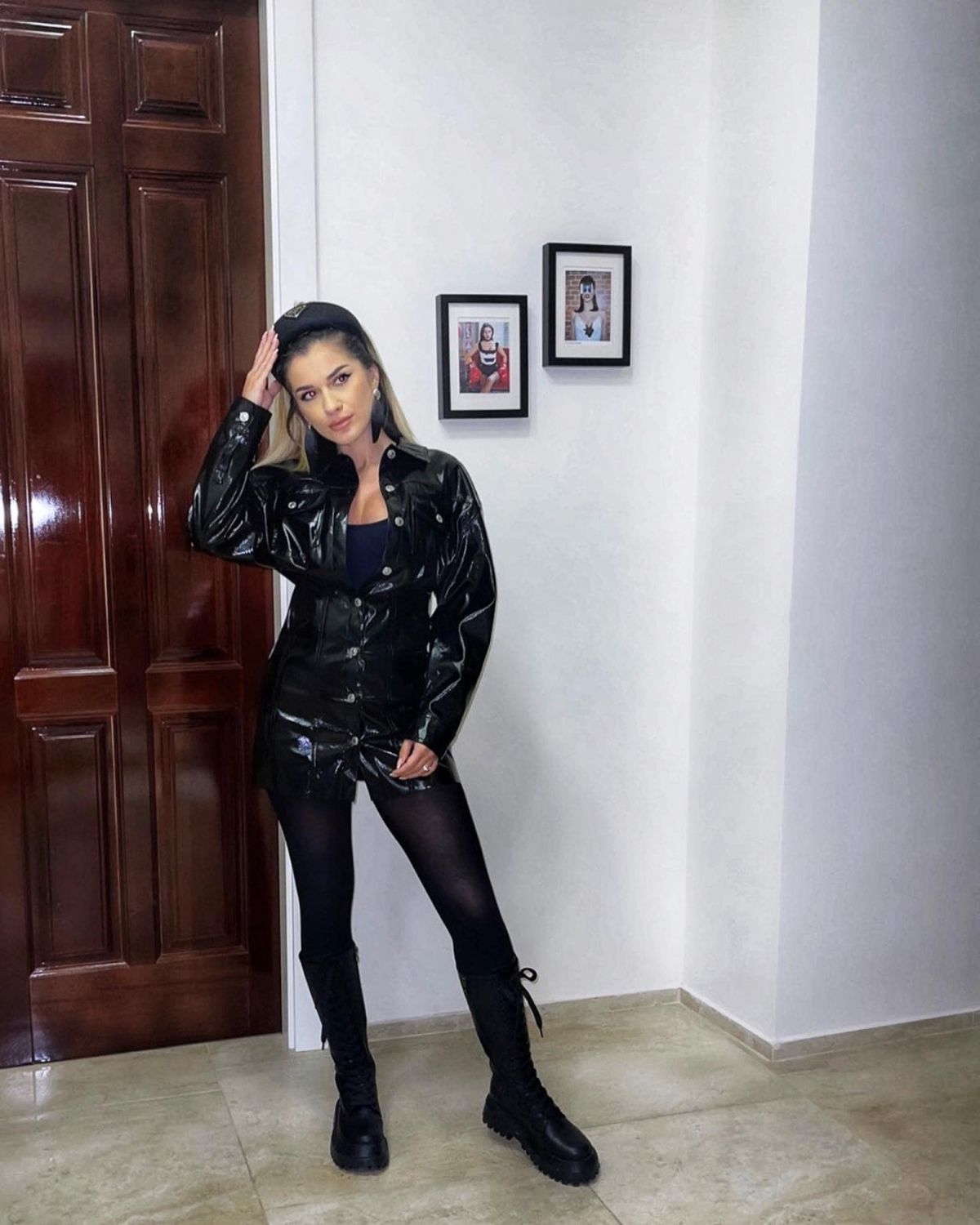 Alex Băluță și soția sa, Diana