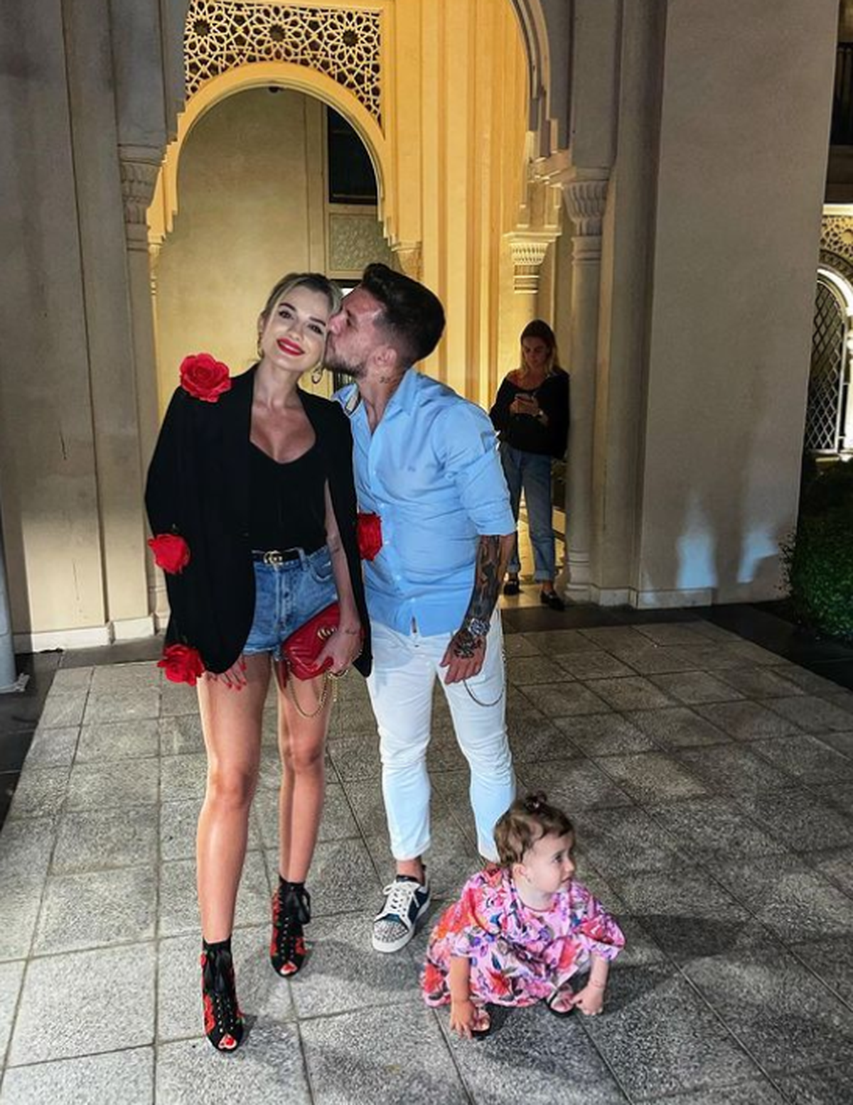 Alex Băluță și soția sa, Diana