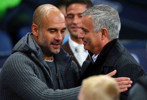 Pep Guardiola și Jose Mourinho
Foto: Imago