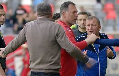 Scântei imediat după Steaua - Oțelul: Oprița a sărit la Dorinel! Explicațiile antrenorului moldovenilor