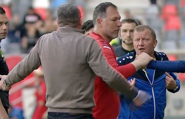 Scântei imediat după Steaua - Oțelul: Oprița a sărit la Dorinel! Explicațiile antrenorului moldovenilor