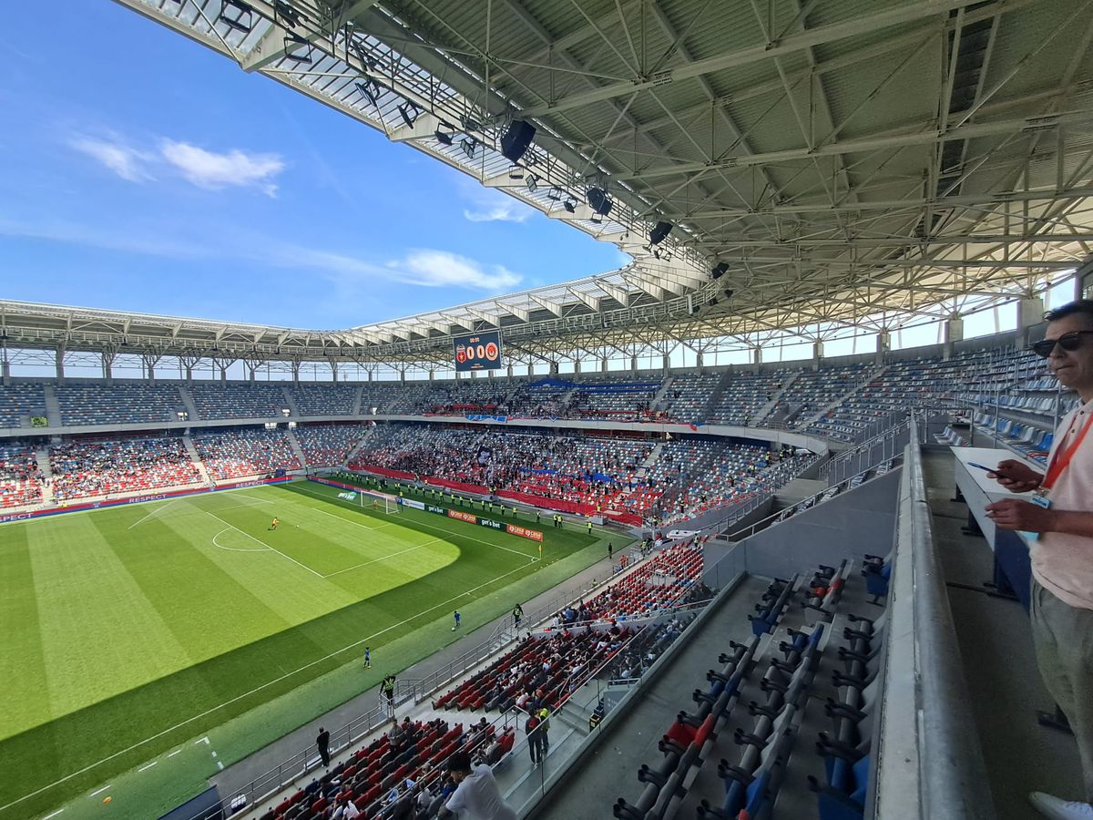 CSA Steaua - Oțelul. Atmosferă dezolantă