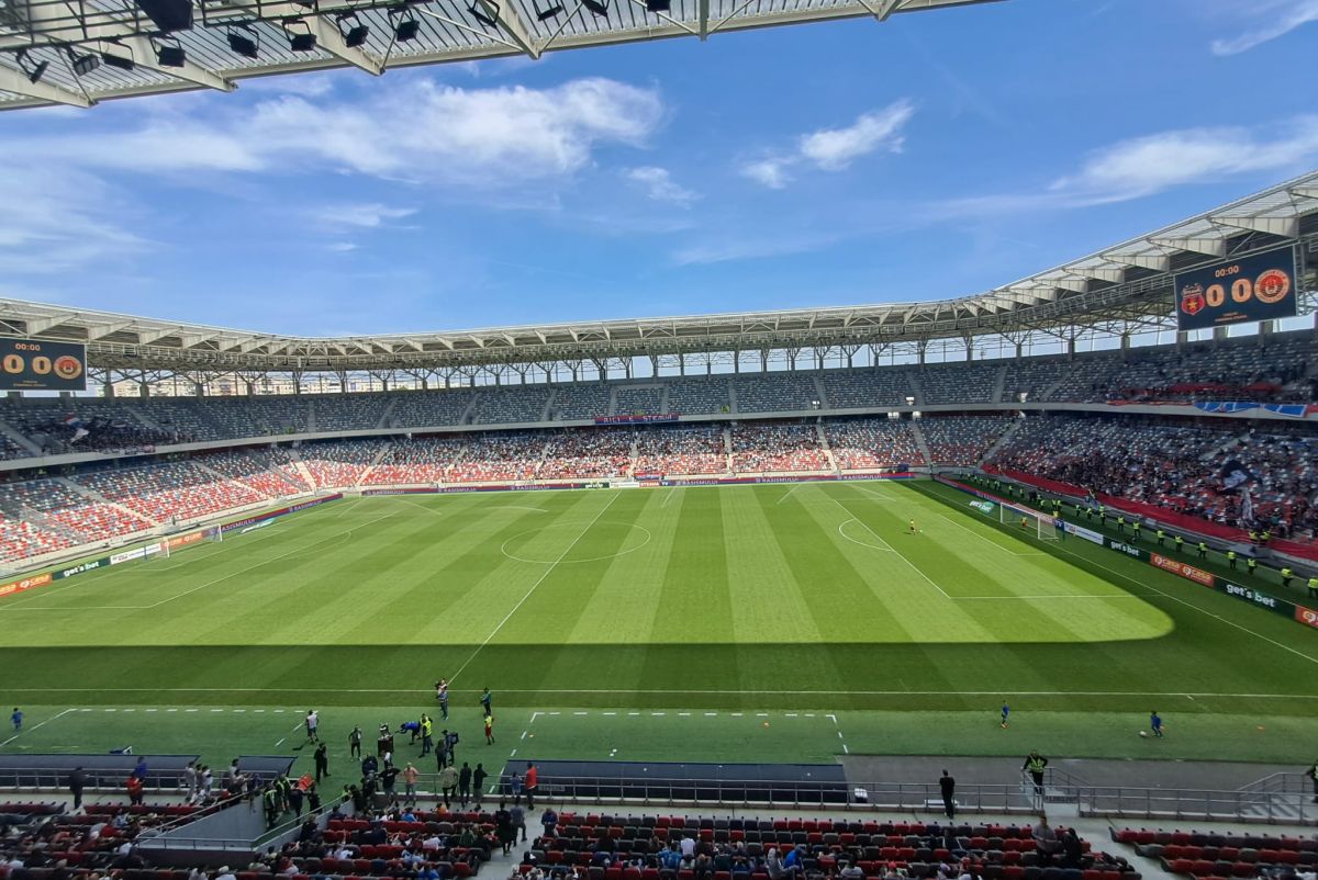 CSA Steaua - Oțelul. Atmosferă dezolantă