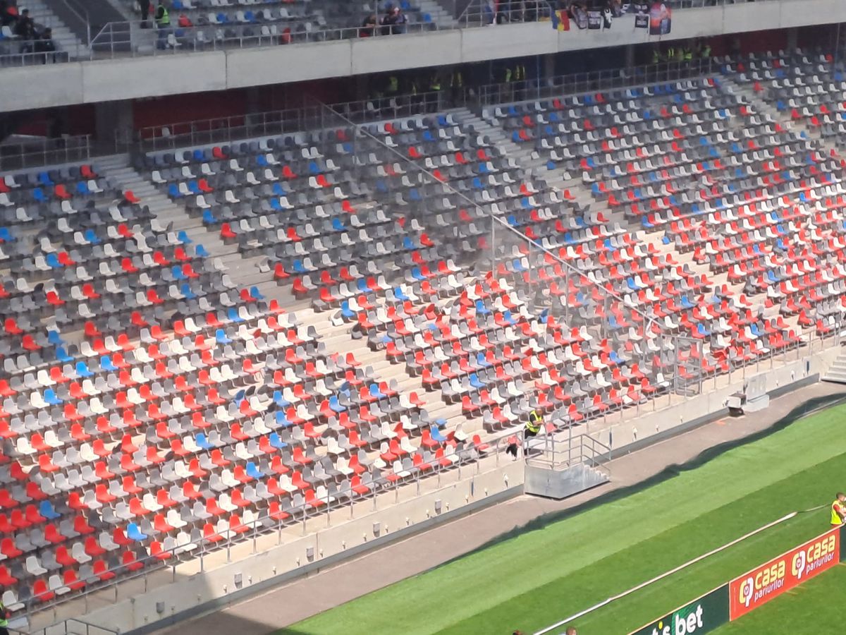 CSA Steaua - Oțelul. Atmosferă dezolantă