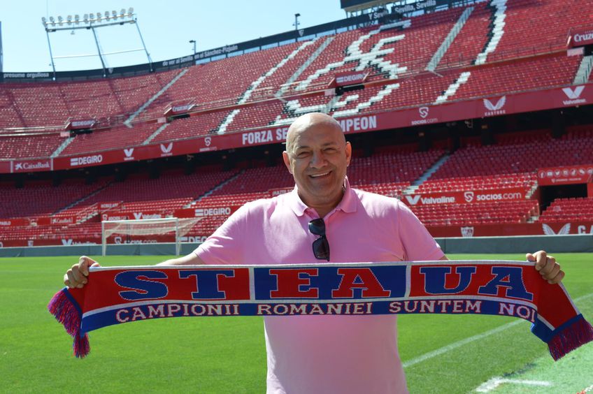 Gabi Balint (60 de ani) a vorbit chiar pe 7 mai pe iarba de pe „Ramon Sanchez Pizjuan”, din Sevilla, despre trăirile de acum 37 de ani, dar și despre emoția revenirii pe stadionul finalei CCE câștigate de Steaua cu Barcelona, 2-0 la penalty-uri.