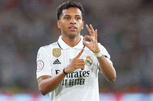 Rodrygo, după golul 2 din Real Madrid - Osasuna // foto: Guliver/gettyimages