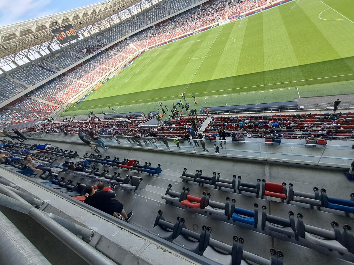 CSA Steaua - Oțelul. Atmosferă dezolantă