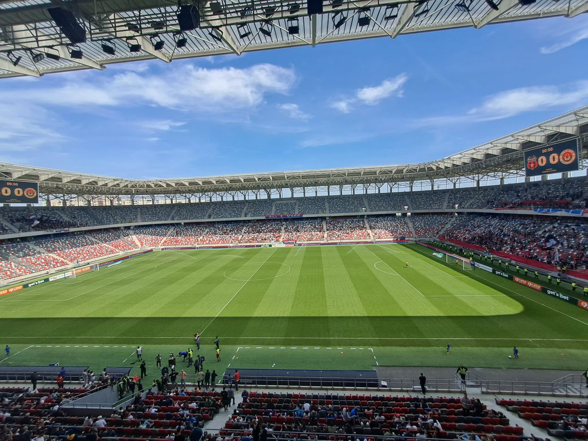 CSA Steaua - Oțelul. Atmosferă dezolantă