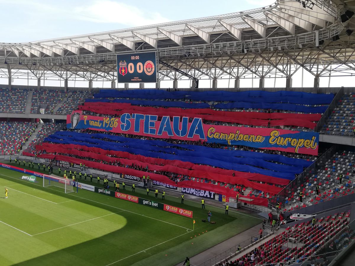 CSA Steaua - Oțelul. Atmosferă dezolantă