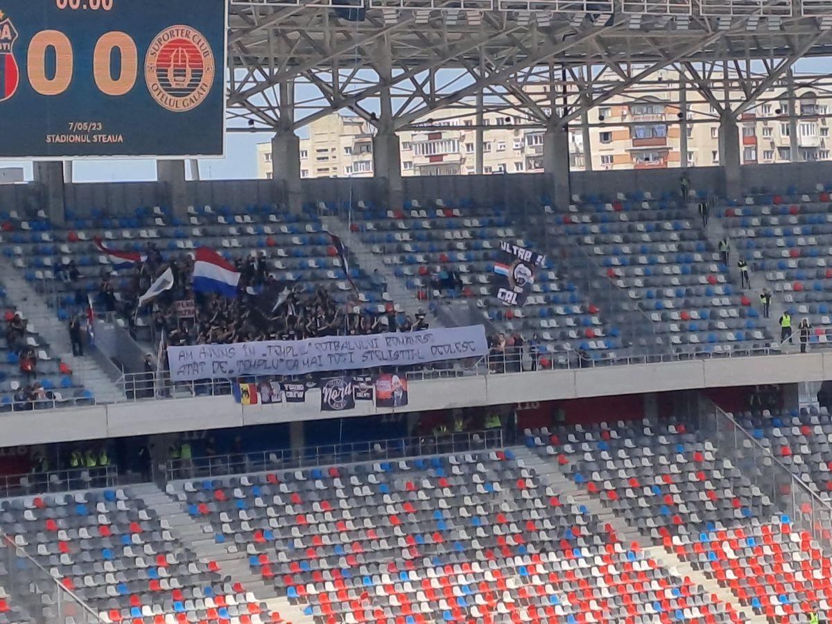 CSA Steaua - Oțelul. Atmosferă dezolantă