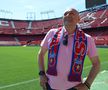 Gabi Balint a sărbătorit 7 mai chiar pe iarba de la Sevilla, alături de suporteri: „Au vrut să fie aproape de acel moment prin mine”