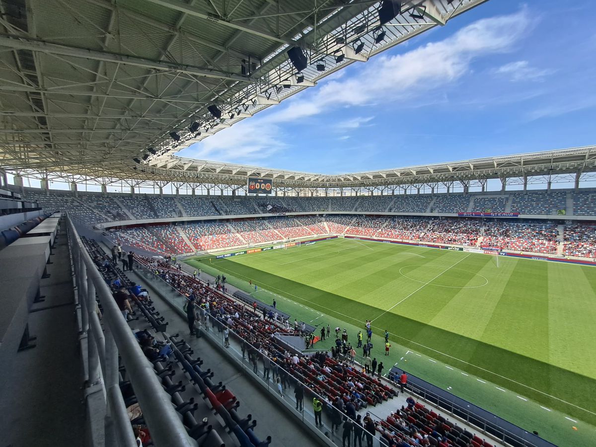 CSA Steaua - Oțelul. Atmosferă dezolantă