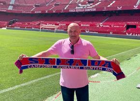 La 37 de ani de la finala Cupei Campionilor Europeni, Gabi Balint s-a fotografiat pe „Ramon Sanchez Pizjuan”: „Locul în care am făcut istorie”