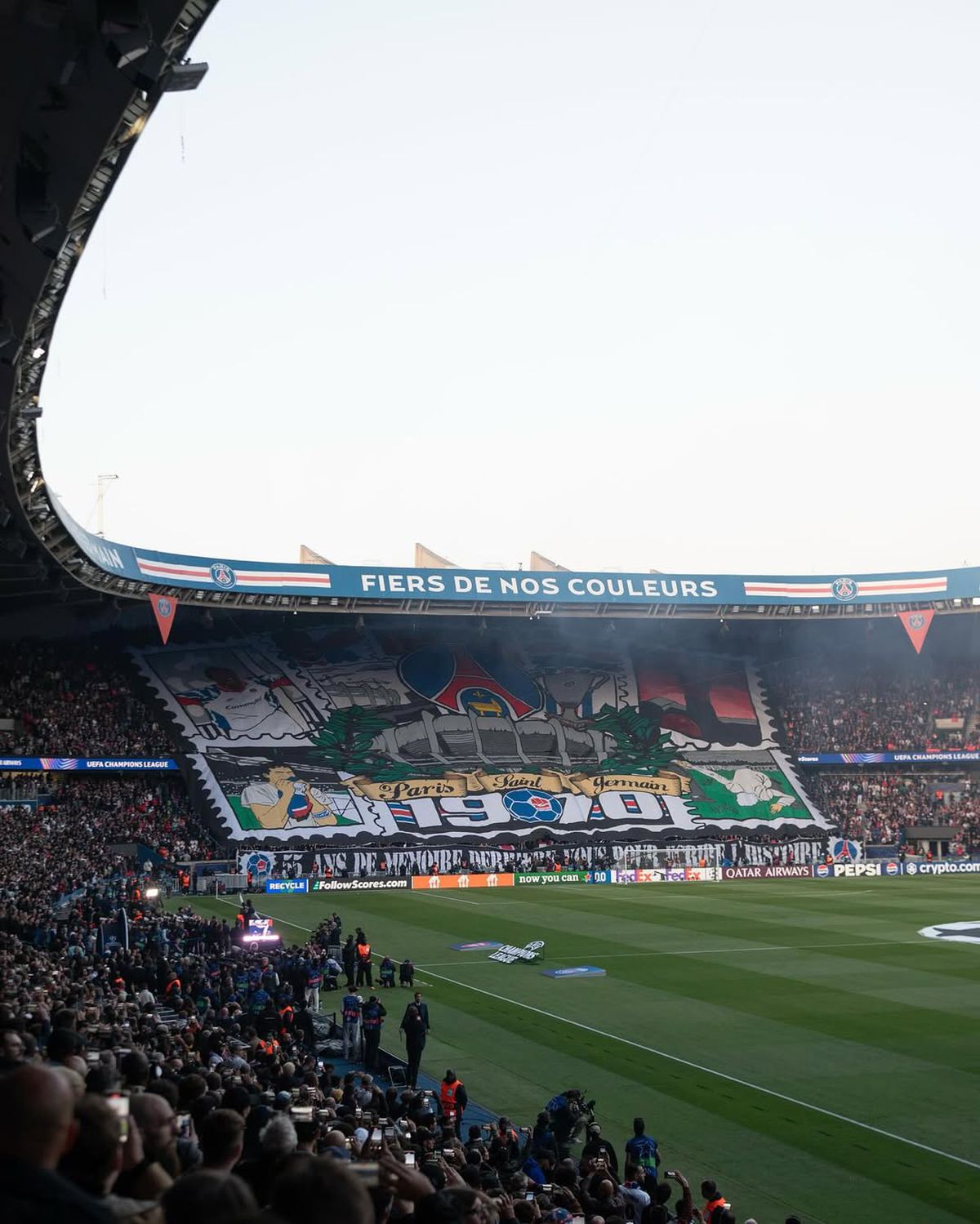 Scenografie PSG - Arsenal