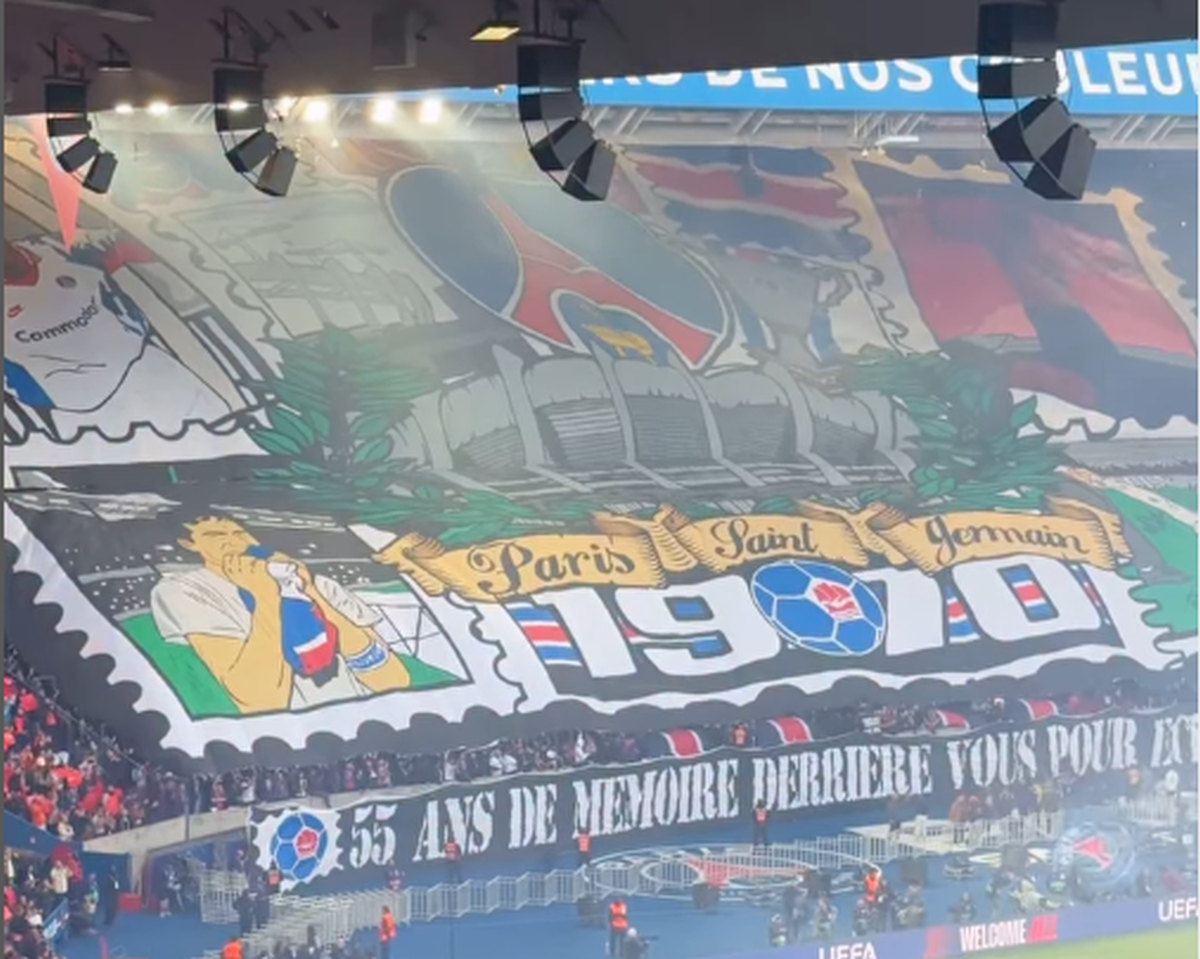 Scenografie spectaculoasă la PSG - Arsenal, pe 3 sferturi de stadion