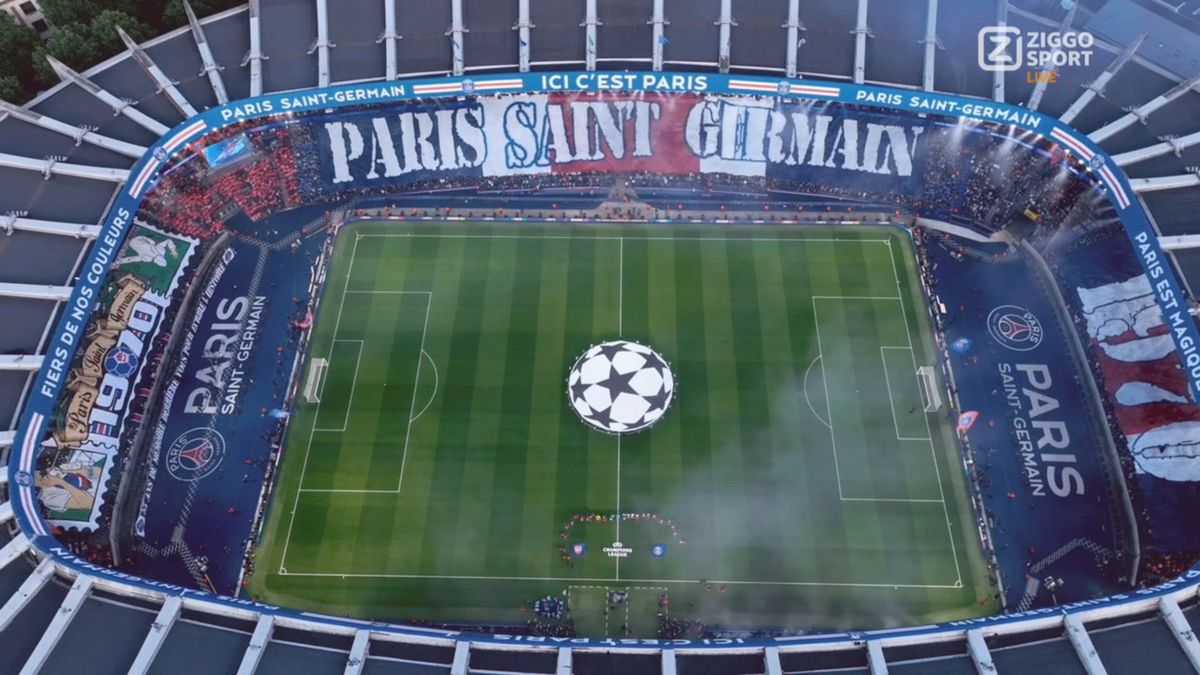 Scenografie spectaculoasă la PSG - Arsenal, pe 3 sferturi de stadion