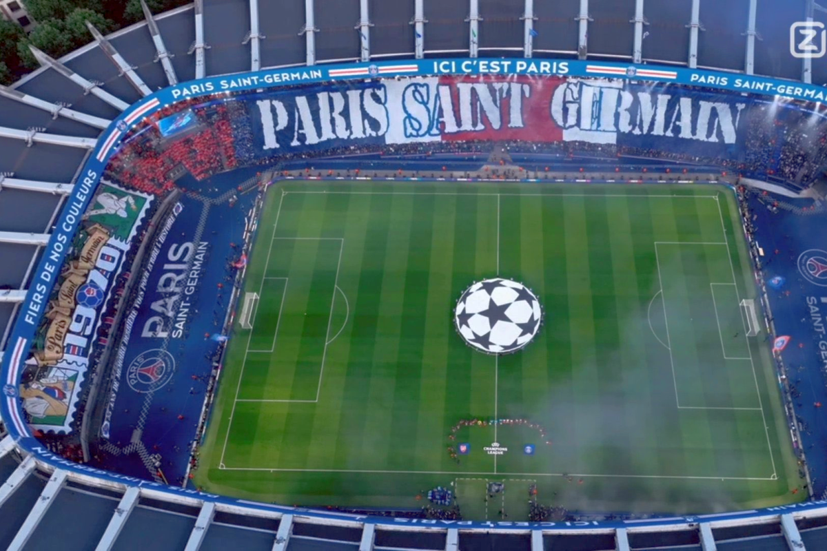 Scenografie PSG - Arsenal