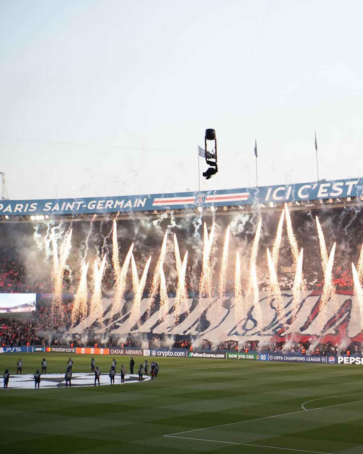 Scenografie PSG - Arsenal