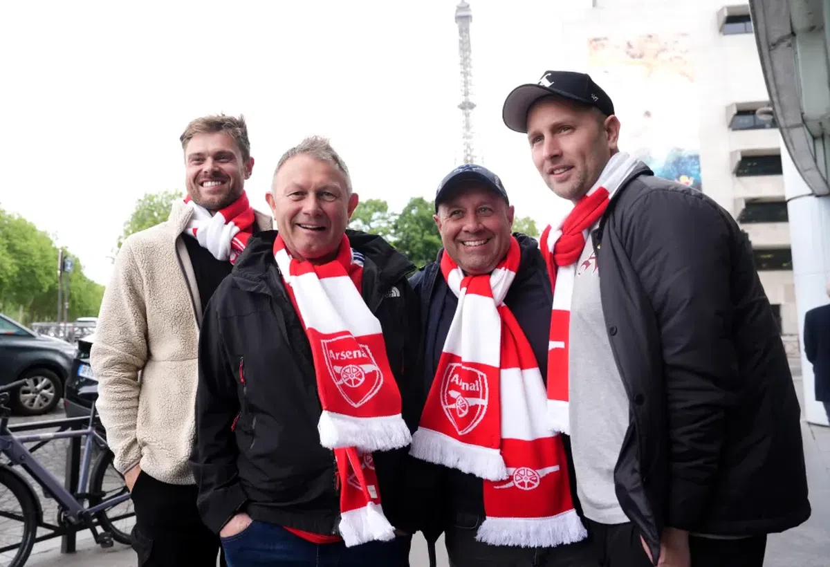 Imagini înainte de PSG - Arsenal