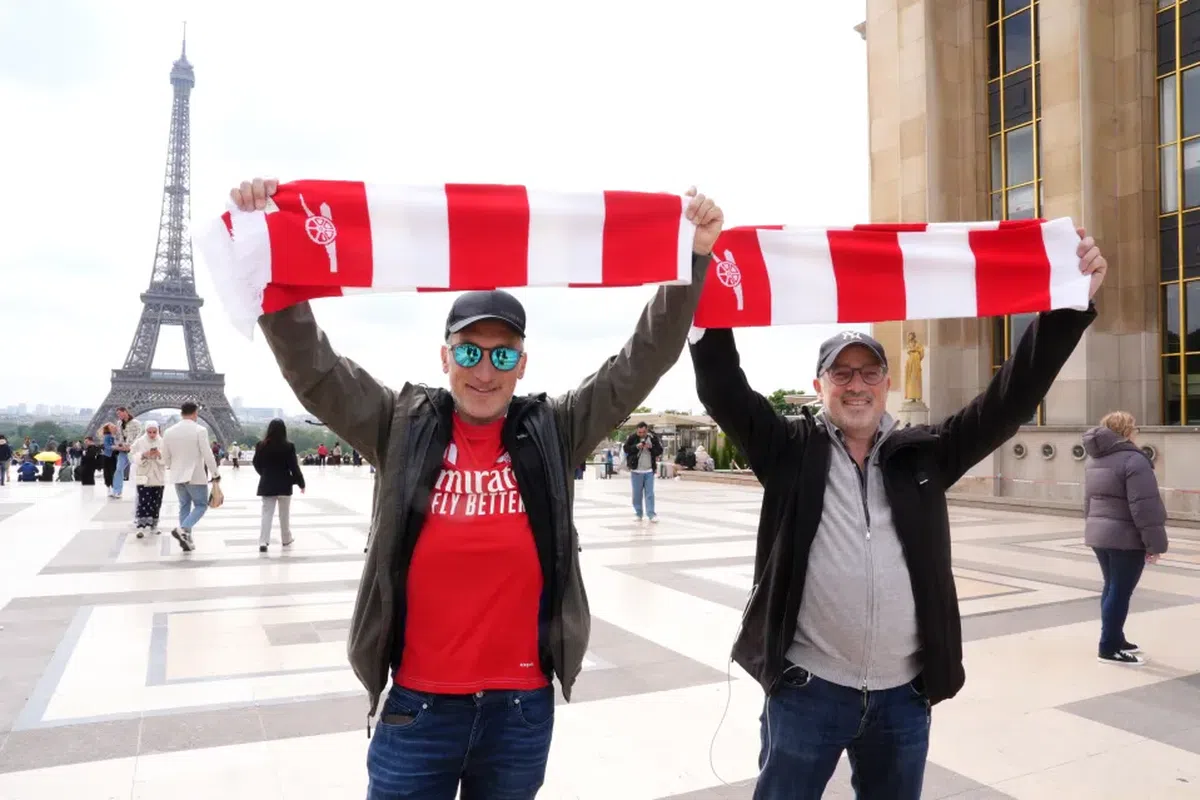 Imagini înainte de PSG - Arsenal