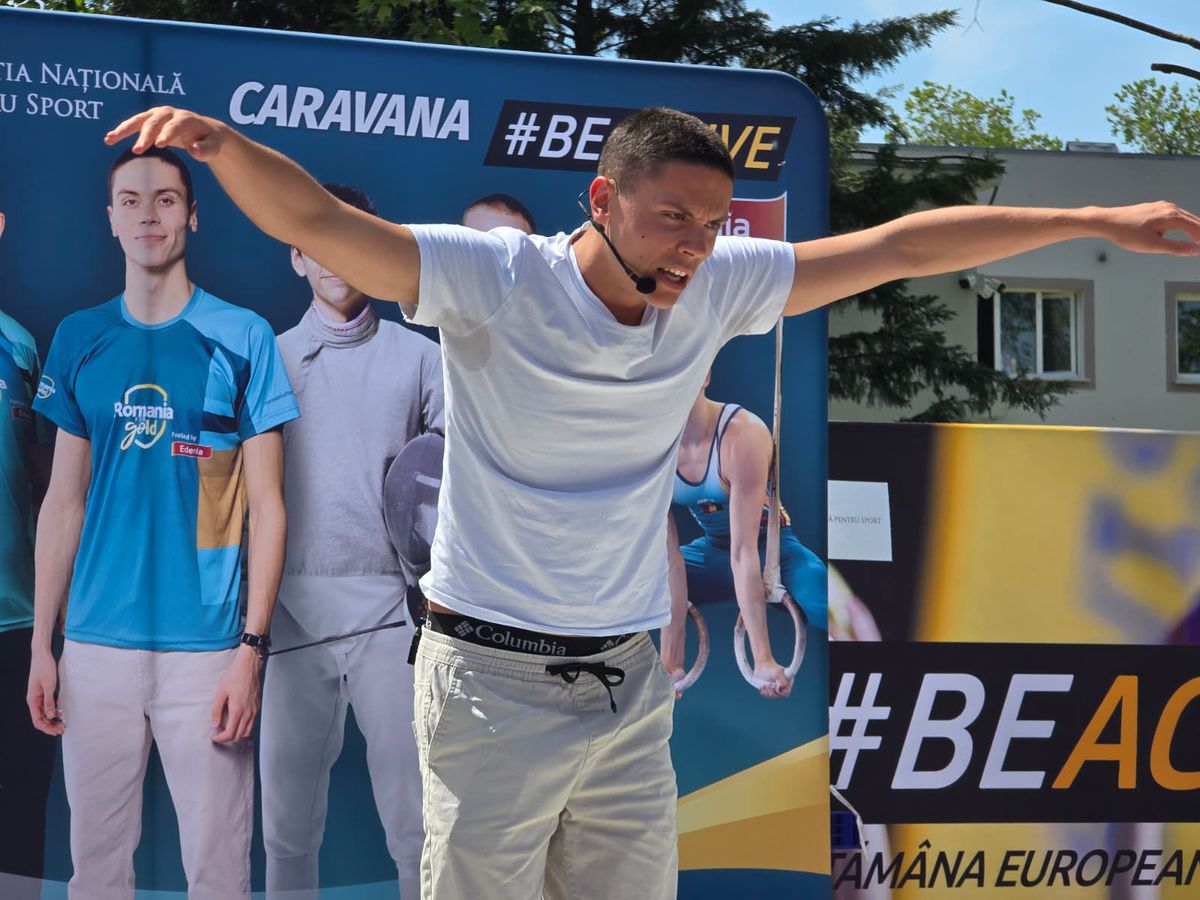 David Popovici a fost prezent la un eveniment de promovare a mișcării și sportului, iar 400 de copii i-au fost alături: „Îmi amintesc de mine la vârsta lor”