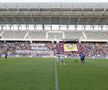 Sărbătoare în Ghencea, la Steaua - Sepsi » Scenografie specială a Peluzei Sud + toate mesajele afișate