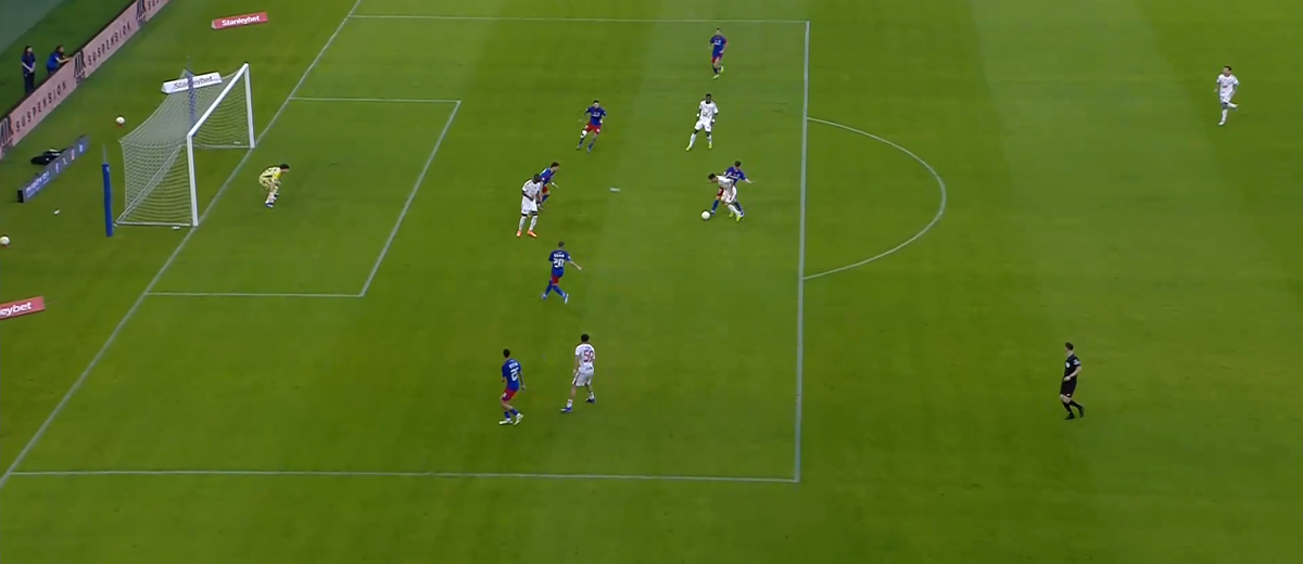 Gol din rabona în Steaua - Sepsi