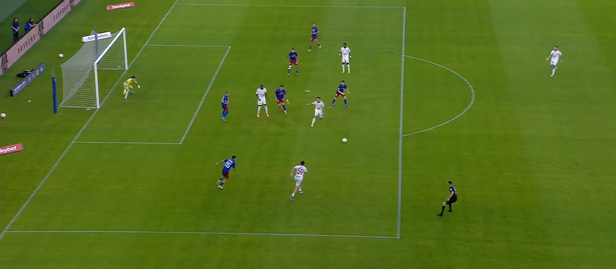 Gol din rabona în Steaua - Sepsi