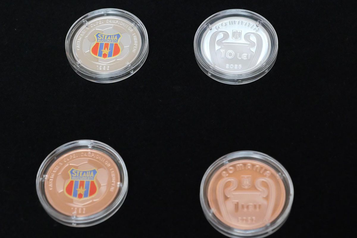 „«Steau» București, apoi Steaua «Budapest». După finală, întreaga lume a reținut numele campioanei” » Eroilor de la Sevilla le-au fost înmânate monede aniversare