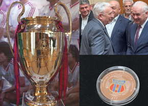 „«Steau» București, apoi Steaua «Budapest». După finală, întreaga lume a reținut numele campioanei” » Eroilor de la Sevilla le-au fost înmânate monede aniversare