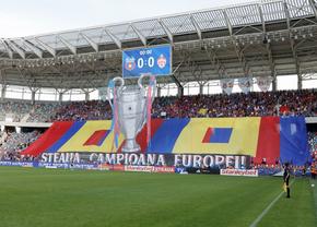 Sărbătoare în Ghencea, la Steaua - Sepsi » Scenografie specială a Peluzei Sud + toate mesajele afișate